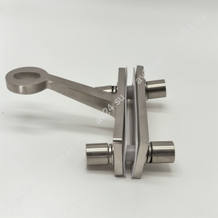 Спайдер FNS-010 на ребро жесткости односторонний 1 точка, нержавейка/матовый