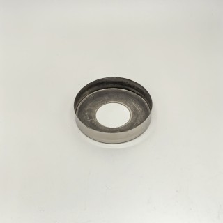 Низ стойки FOP-38.31 большой декоративный, для трубы Ø38.1*86 мм, GRIT 600, нержавейка/полированный