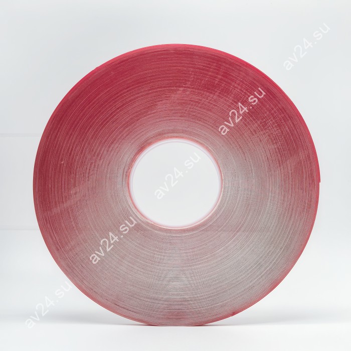 Скотч двусторонний FDA-105 в рулоне, ширина 10 мм, длина 50 м, прозрачный