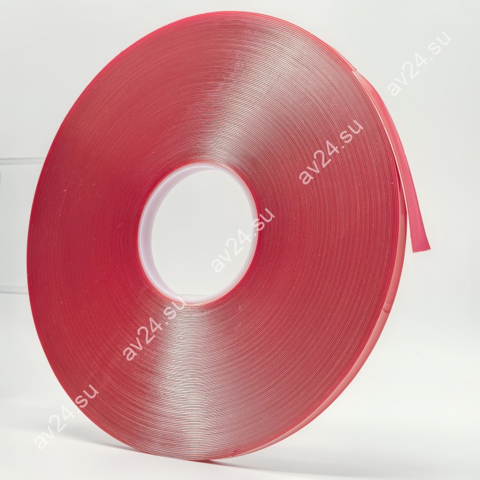 Скотч двусторонний FDA-105 в рулоне, ширина 10 мм, длина 50 м, прозрачный