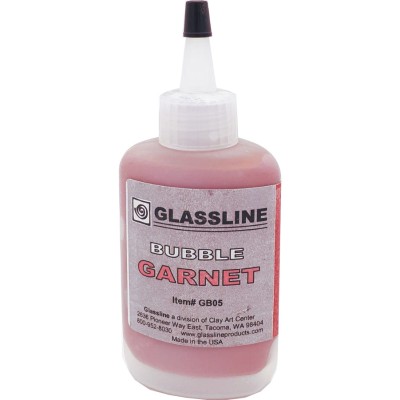Краска для фьюзинга GlassLine эффект пузырей, гранатовый (BUBBLE GARNET) 56 г