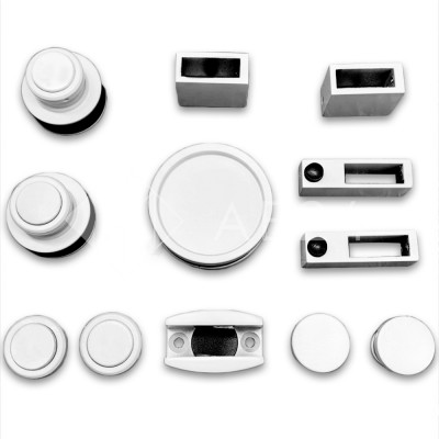 Раздвижная система Альфа α FDS-7 ПРЕМИУМ, нержавейка/белый