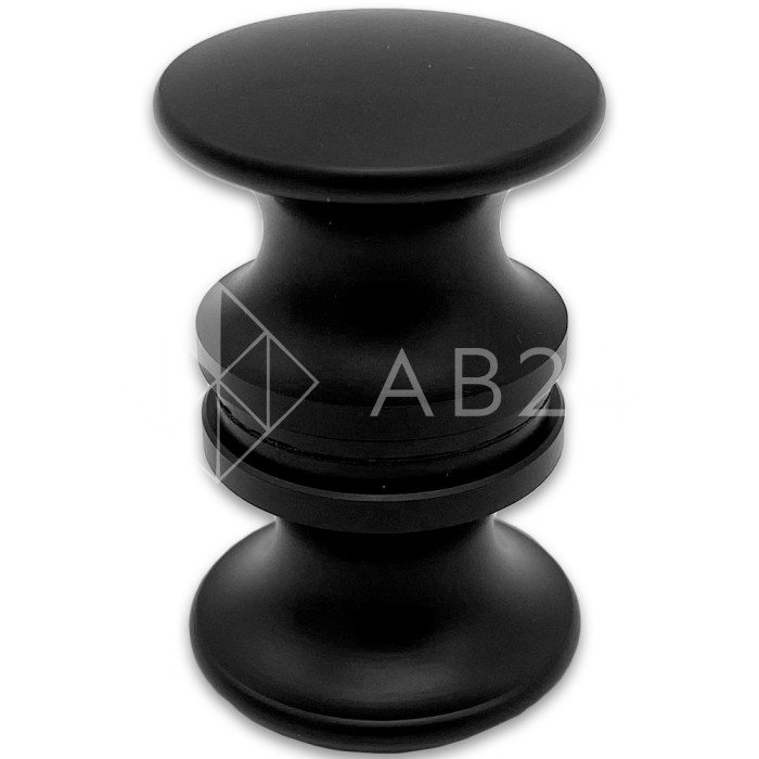 Ручка кноб FDR-53, нержавейка/черный