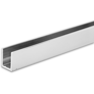 Профиль для стекла и зеркал FSZP-10.3 толщиной 4 мм, длина 3 метра, алюминий/полированный