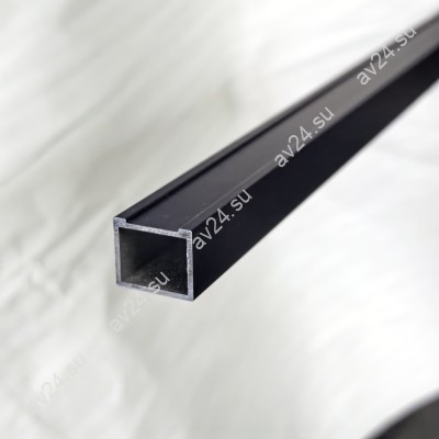 Декоративный профиль FMPA-31.6 для имитации лофт-перегородки, длина 6м, алюминий/черный