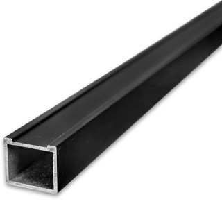 Декоративный профиль FMPA-31.6 для имитации лофт-перегородки, длина 6м, алюминий/черный