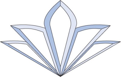 Бевелс AV351 (5 элементов) 250 х 159 мм