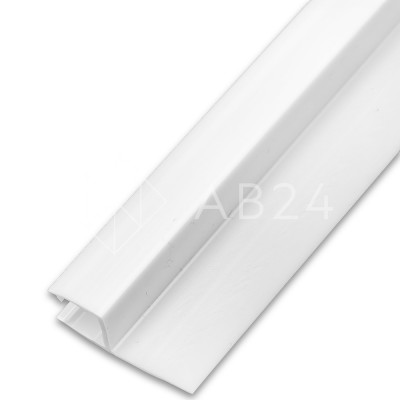 Уплотнитель ПРЕМИУМ Ч-образный белый 2.2 м, ус 18 мм под стекло 8 мм FDPP-412.8
