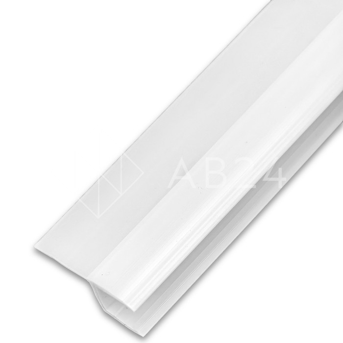 Уплотнитель ПРЕМИУМ Ч-образный белый 2.2 м, ус 18 мм под стекло 8 мм FDPP-412.8