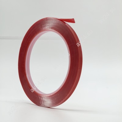 Скотч двусторонний FDA-100 CL в рулоне, ширина 6 мм, длина 5 м, прозрачный