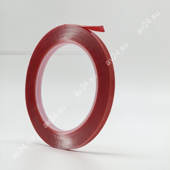 Скотч двусторонний FDA-100 CL в рулоне, ширина 6 мм, длина 5 м, прозрачный