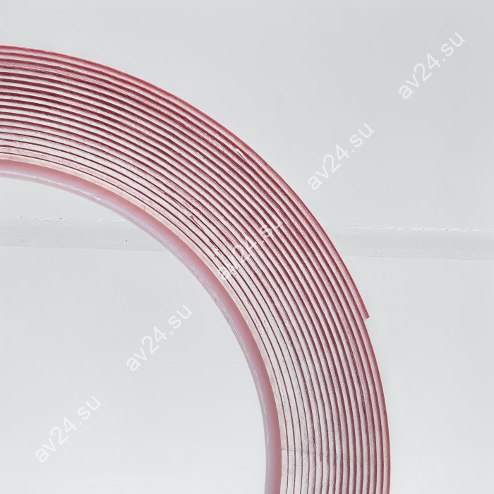 Скотч двусторонний FDA-100 CL в рулоне, ширина 6 мм, длина 5 м, прозрачный