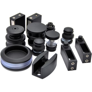 Раздвижная система Альфа α FDS-1, нержавейка/черный