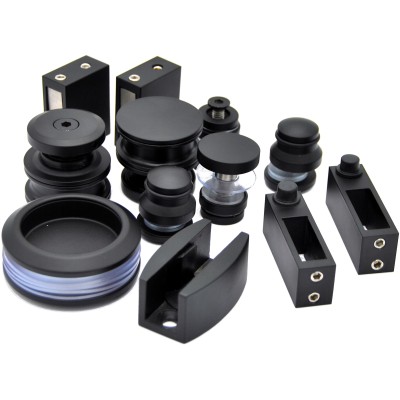 Раздвижная система Альфа α FDS-1, нержавейка/черный