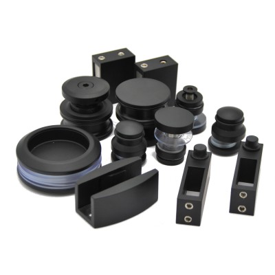 Раздвижная система Альфа α FDS-1, нержавейка/черный