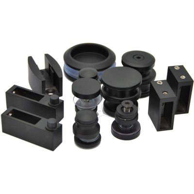 Раздвижная система Альфа α FDS-1, нержавейка/черный