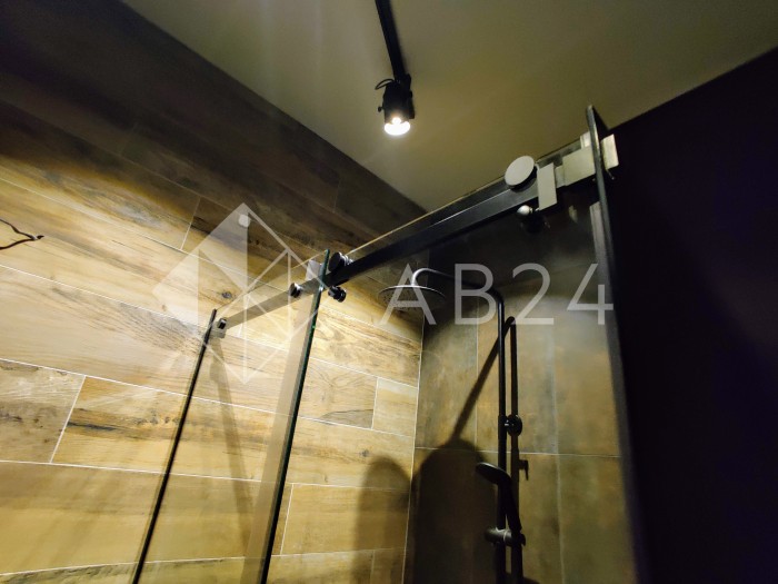 Раздвижная система Альфа α FDS-1, нержавейка/черный