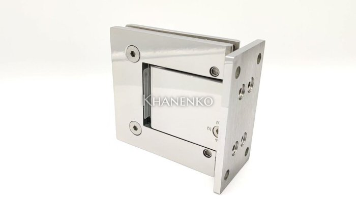 Петля гидравлическая Калипсо FDP-160 стена-стекло, нержавейка/полированный