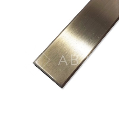 Труба FDT-352E, эконом 30х10х1.5 мм 2 м, нержавейка/бронза