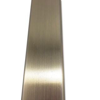 Труба FDT-352E, эконом 30х10х1.5 мм 2 м, нержавейка/бронза