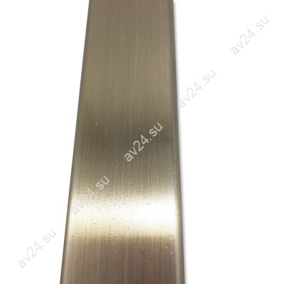 Труба FDT-352E, эконом 30х10х1.5 мм 2 м, нержавейка/бронза