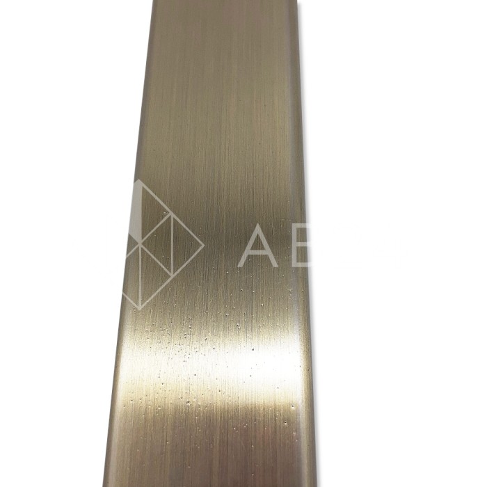 Труба FDT-352E, эконом 30х10х1.5 мм 2 м, нержавейка/бронза