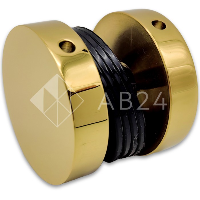 Коннектор FKF-32 для соединения стекол без сверления, нержавейка/золото