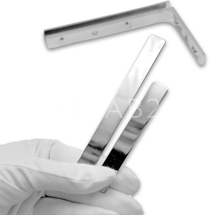 Комплект декоративных крышек FDKA-05 для углового стабилизотора FDK-5, нержавейка/полированный