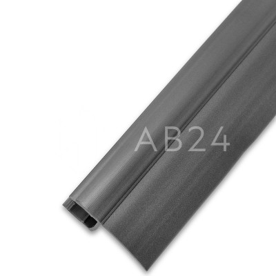 Уплотнитель ПРЕМИУМ Ч-образный серый 2.2 м, ус 18 мм под стекло 8 мм FDPP-412.8