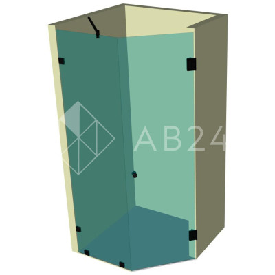 Душевая кабина пятиугольная DK-305К на коннекторах