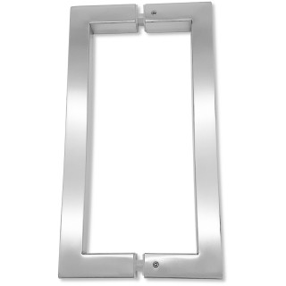 Ручка скоба FDR-71, 19х19х220х1.0 мм, нержавейка/матовый