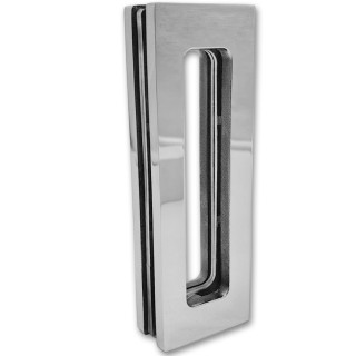 Ручка купе Дриада FDR-112, 155х52 прямоугольная, нержавейка/полированный