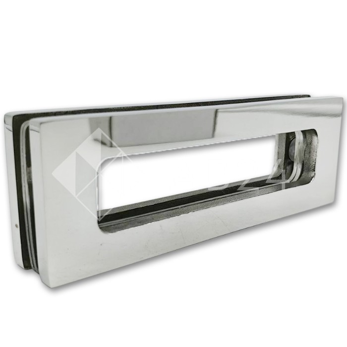 Ручка купе Дриада FDR-112, 155х52 прямоугольная, нержавейка/полированный