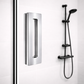 Ручка купе Дриада FDR-112, 155х52 прямоугольная, нержавейка/полированный