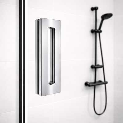 Ручка купе Дриада FDR-112, 155х52 прямоугольная, нержавейка/полированный