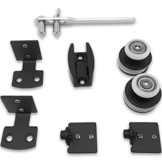 Раздвижная система FDS-3 (без трека), нержавейка/черный