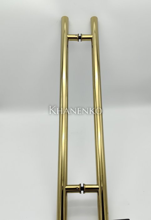 Ручка для стеклянных дверей 32x600х800 мм Золото FKR-201 SUS304/TP
