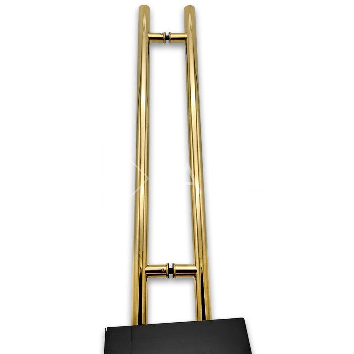 Ручка FKR-201 для стеклянных дверей 32x600х800 мм, нержавейка/золото