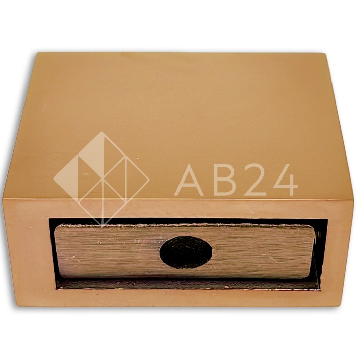 Крепление FDC-30 трубы 30х10 к стене, нержавейка/розовое золото