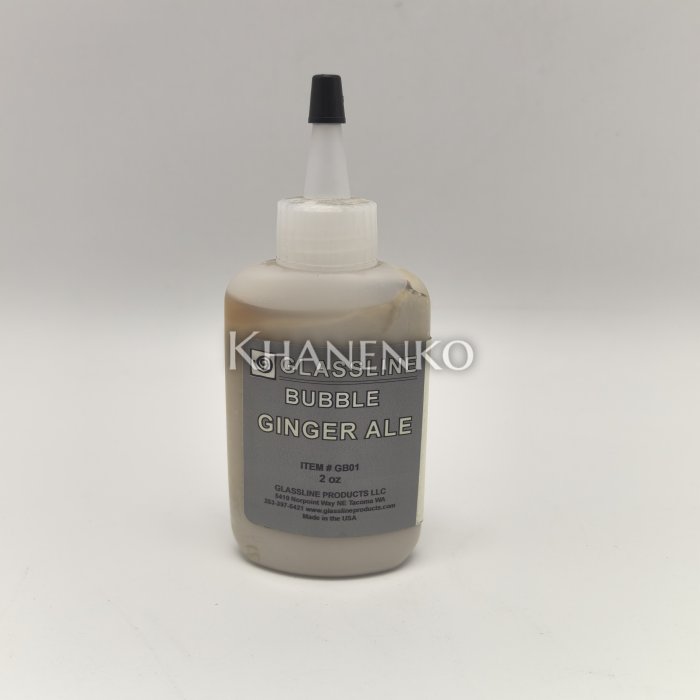 Краска для фьюзинга GlassLine эффект пузырей, белая (BUBBLE GINGER ALE), 56 г