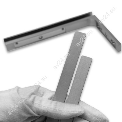 Комплект декоративных крышек FDKA-05 для углового стабилизотора FDK-5, нержавейка/матовый