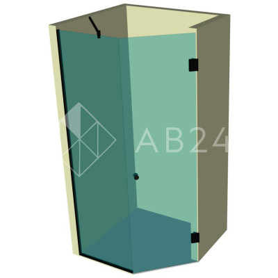 Душевая кабина пятиугольная DK-305P в опорном профиле