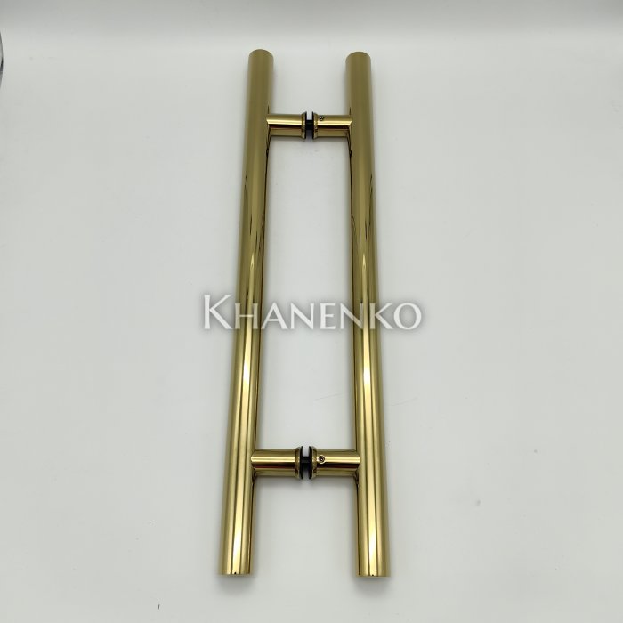 Ручка для стеклянной двери 32x400х600х1 мм Золото FKR-206 SUS304/TP