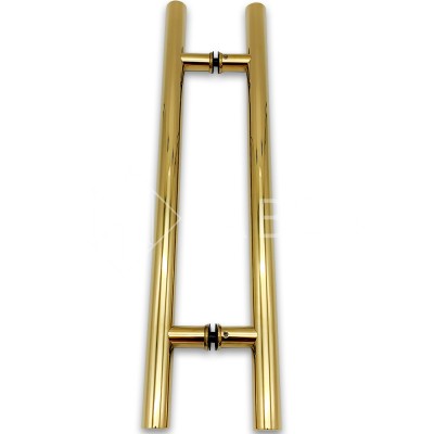 Ручка FKR-206 для стеклянной двери 32x400х600х1 мм, нержавейка/золото