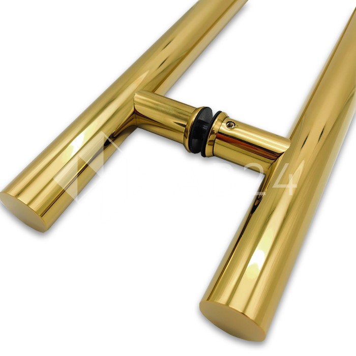 Ручка FKR-206 для стеклянной двери 32x400х600х1 мм, нержавейка/золото