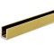 Профиль для стекла и зеркал FSZP-10.3 толщиной 4 мм, длина 3 метра, алюминий/золото