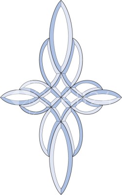 Бевелс AV95 дверной (16 элементов) 358 х 571 мм