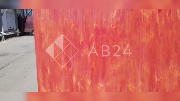Стекло витражное AV 357-1S пол-листа (78 х 48, 1 см)