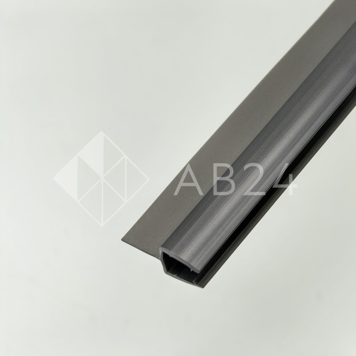 Уплотнитель Y-образный серый 2.5 м под стекло 8 мм FDPP-413.8