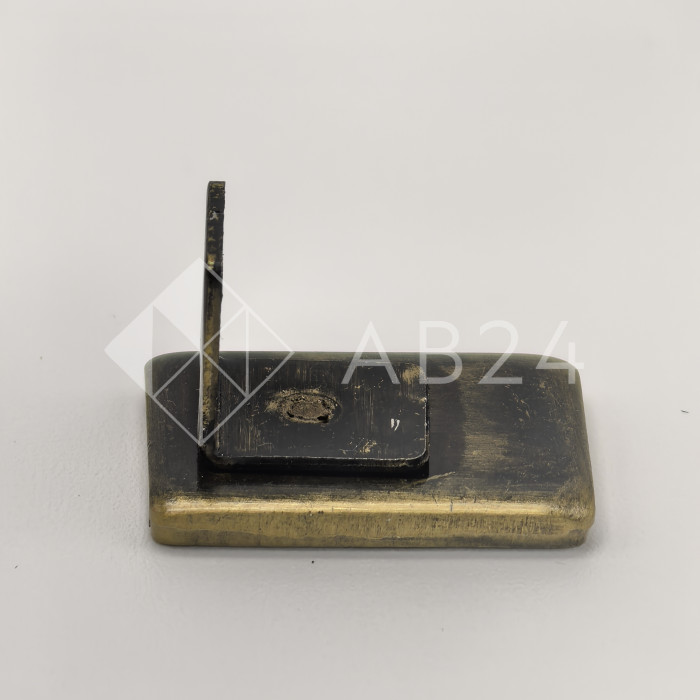 Заглушка торцевая FDPA-501 для опорного профиля 19х13х2, нержавейка/брашированное золото